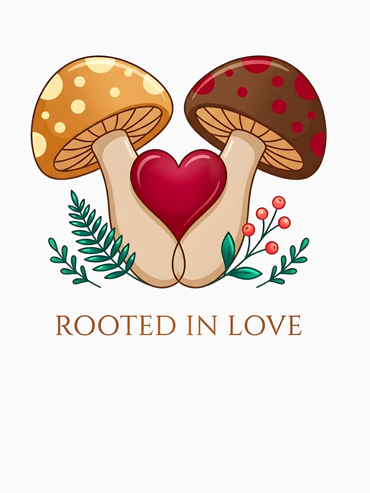 Rooted in Love Cottagecore Eco Mushroom Nature by Nuvoro Eco Awareness