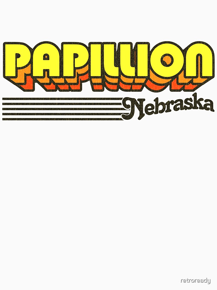 Papillion, Nebraska | Retro Stripes by retroready