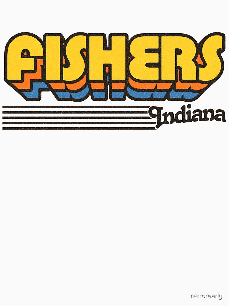 Fishers, Indiana | Retro Stripes by retroready