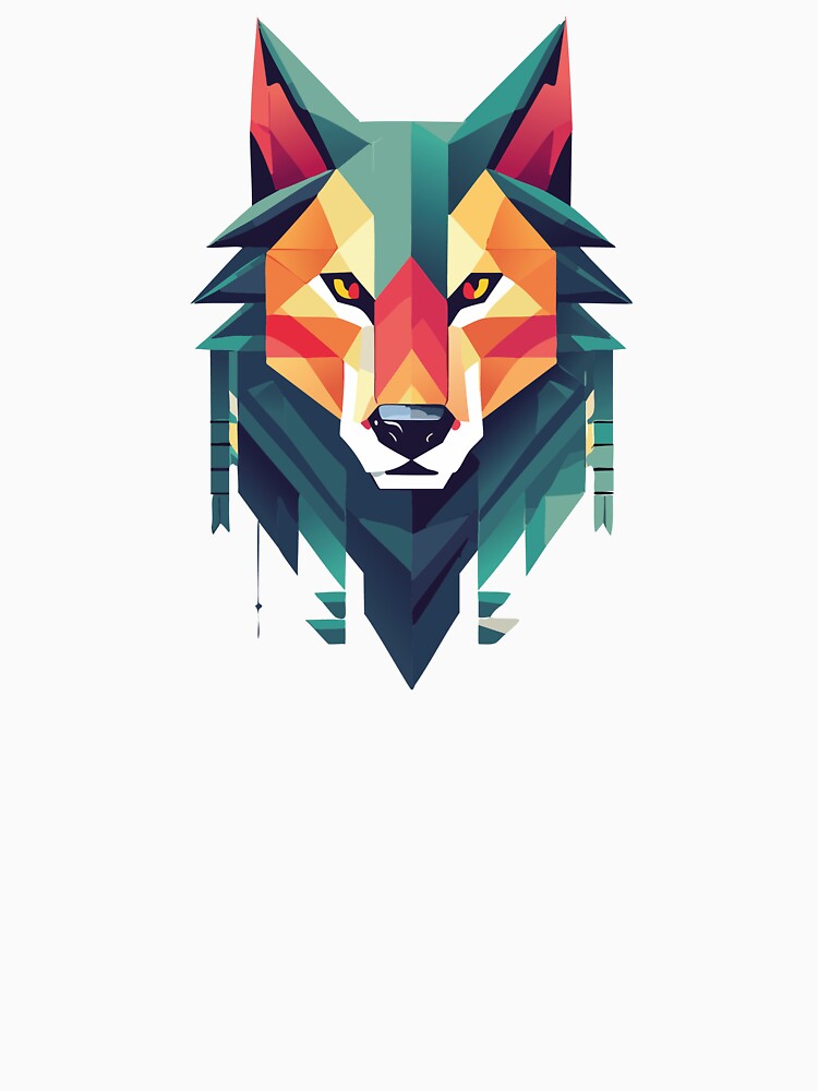 animal art wolf by PR7M