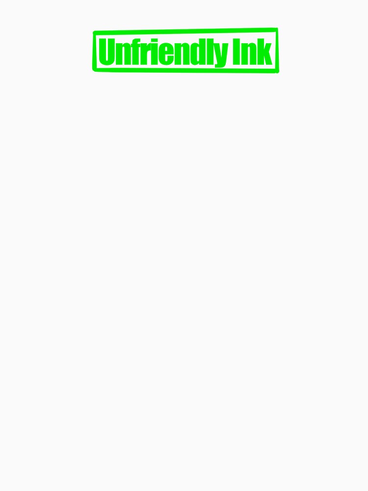 Unfriendly Ink (neon green) by UnfriendlyInk