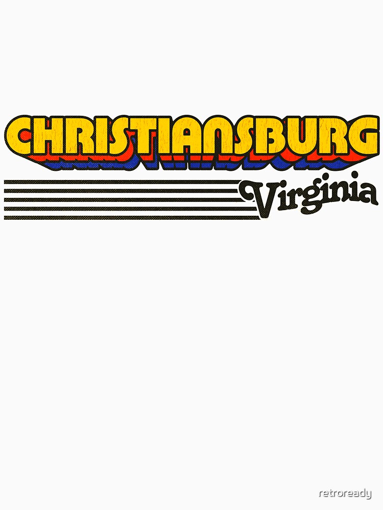 Christiansburg, Virginia | Retro Stripes by retroready