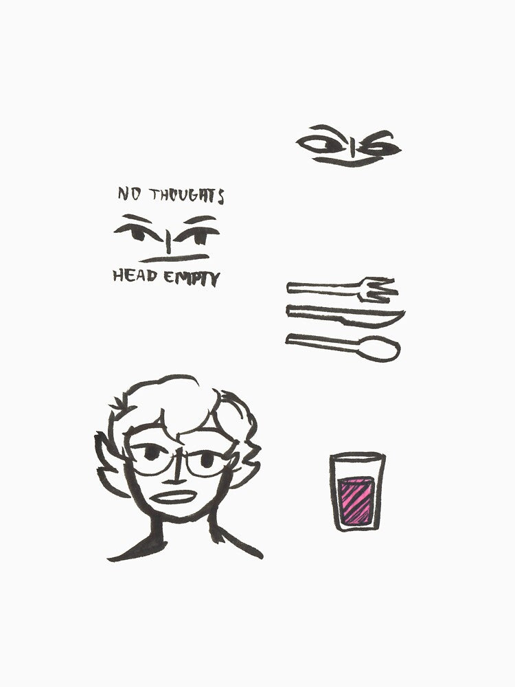 No thoughts. Head empty. by Dippity