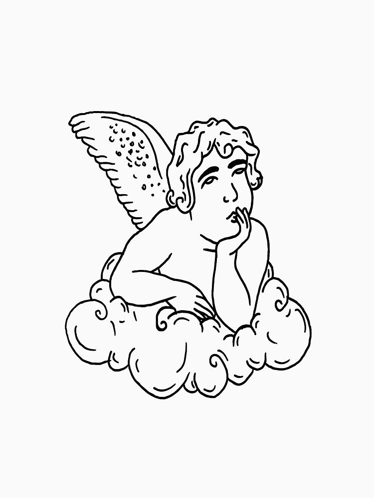 aesthetic angel art by ilustra-ink