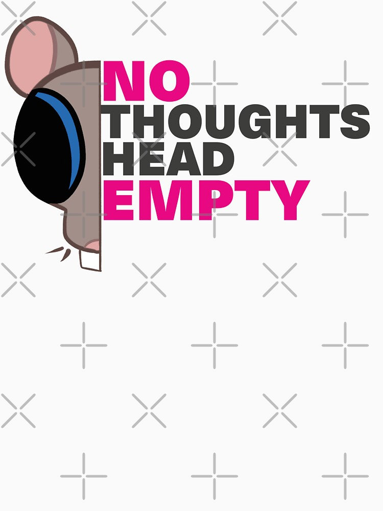 No thoughts head empty meme rat by Rexoox