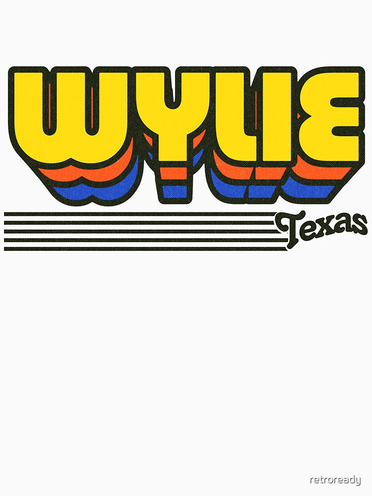 Wylie, Texas | Retro Stripes by retroready