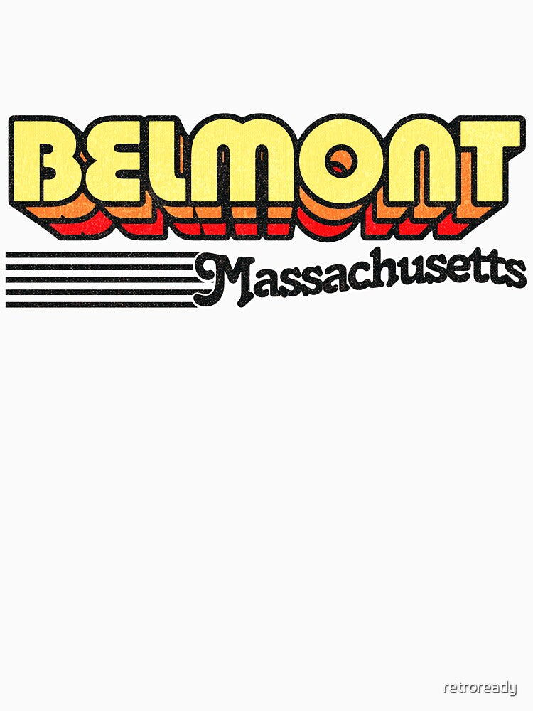 Belmont, Massachusetts | Retro Stripes by retroready