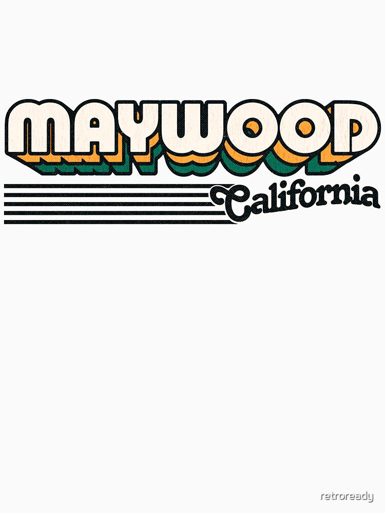 Maywood, California | Retro Stripes by retroready