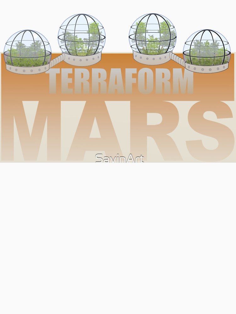 Terraform Mars - retro futurism by SavinArt