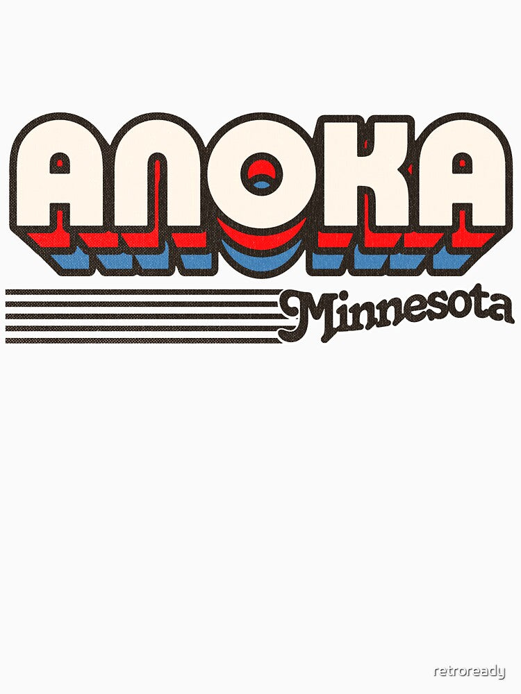 Anoka, Minnesota | Retro Stripes by retroready