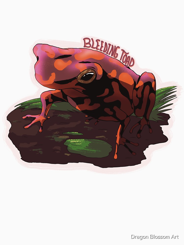 Bleeding Toad (Endangered Species) by Dragon Blossom Art