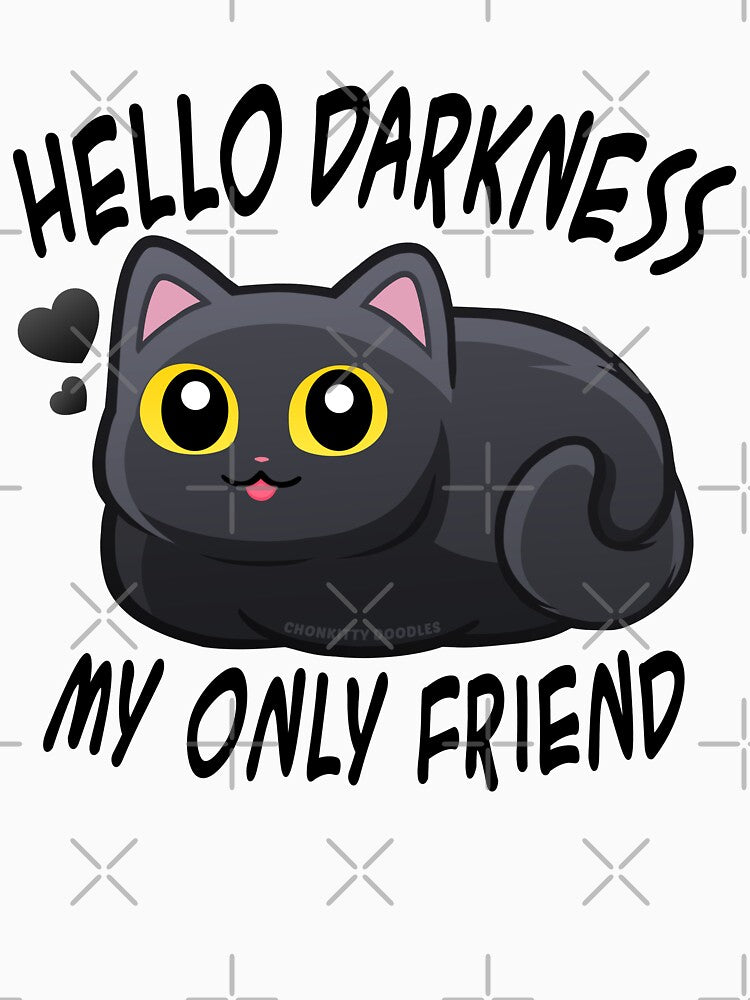 Hello Darkness - Cute Silly Cartoon Black Cat Song by Chonkitty