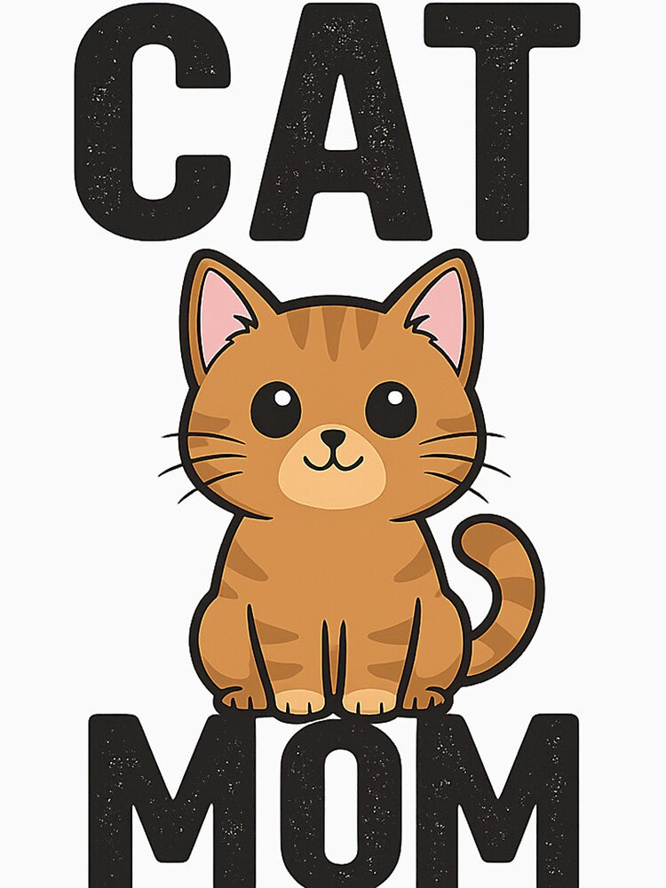 Proud Cat Mom – Fur Mama Vibes Only by Trendy Art