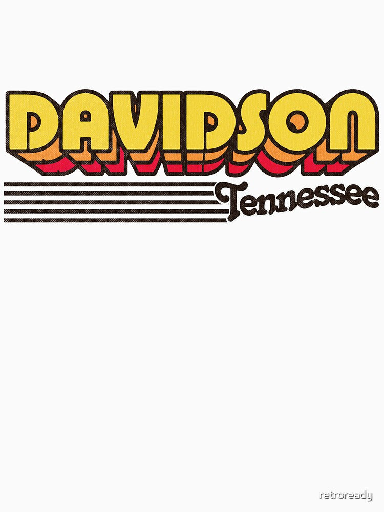 Davidson, Tennessee | Retro Stripes by retroready