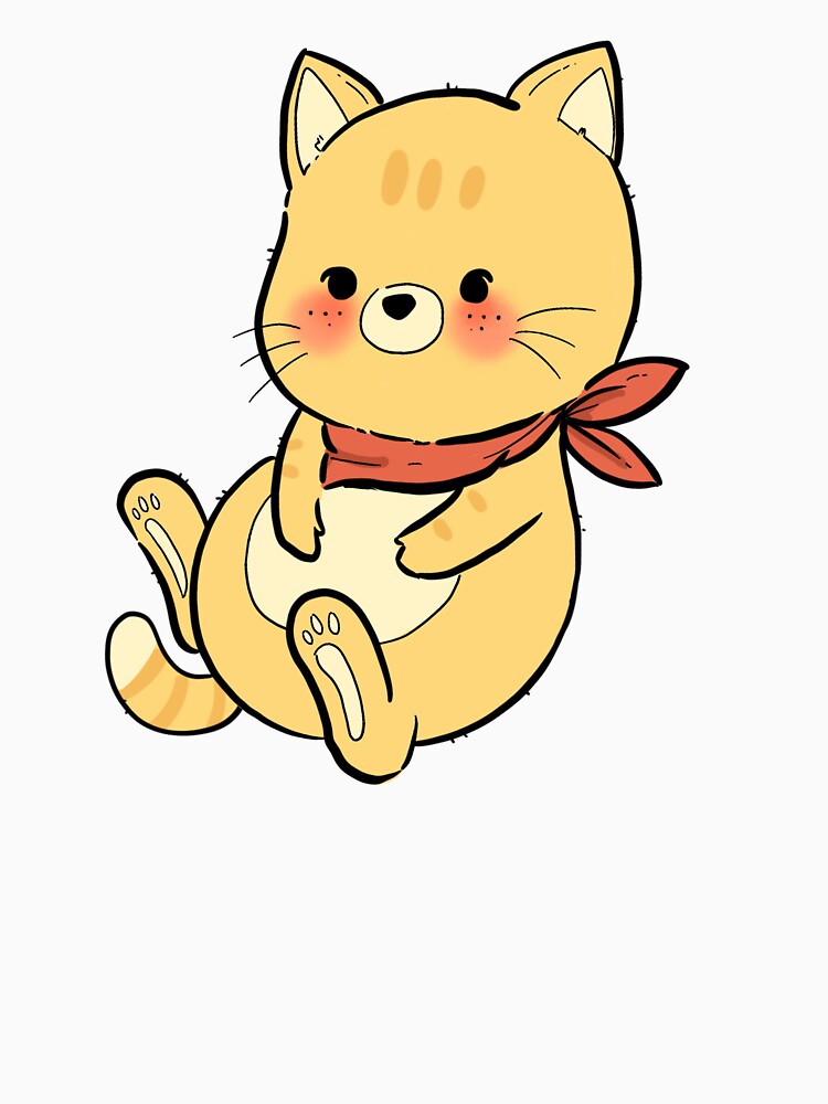 orange cat by nutpatchara