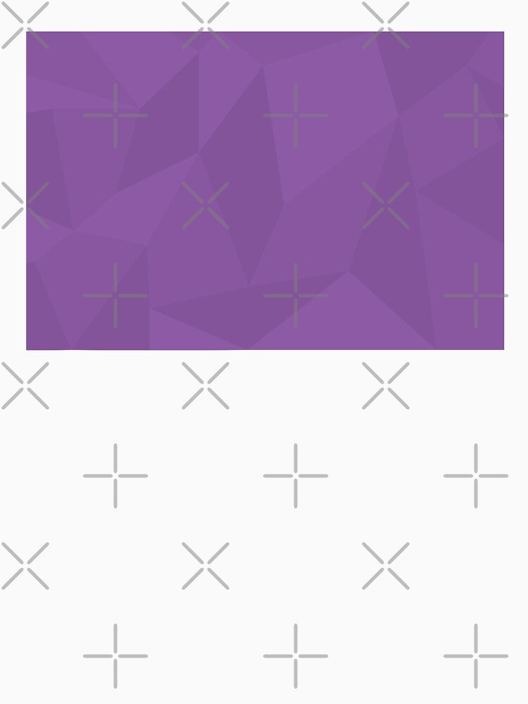 Purple, modern, trendy, urban abstract illustration art of geometric shapes by theendup