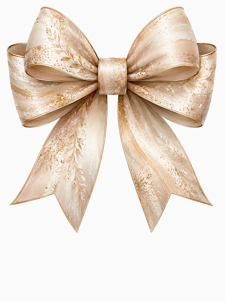 Elegant Watercolor Ribbon Gold Glitter Graphic by LakeishiaDeA