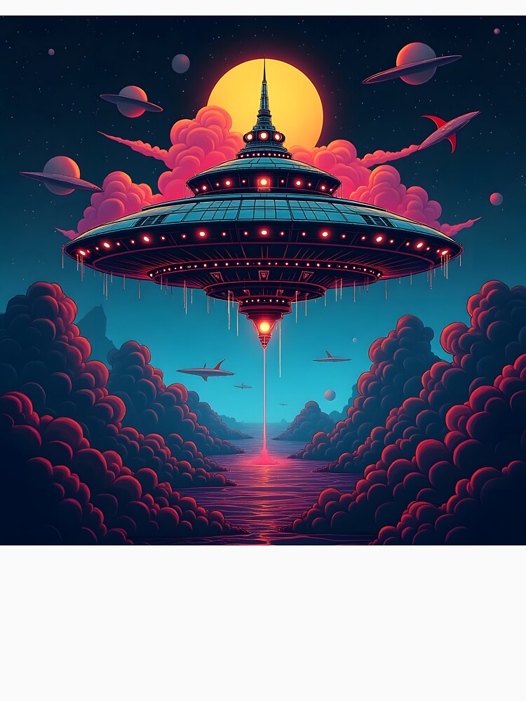 The Arrival of the Celestial Citadel by AlienInkvasion