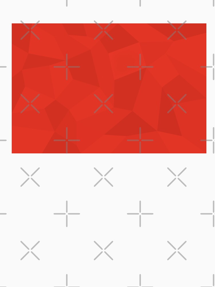 Red, cool, trendy, urban, modern geometric illustration by theendup