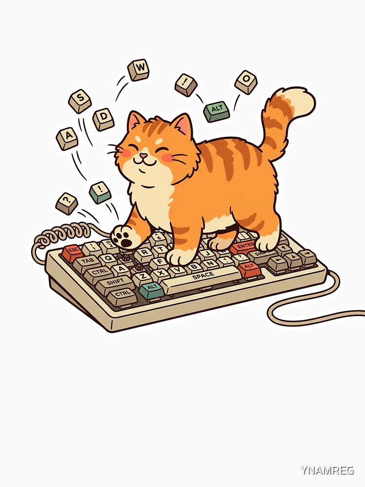 Tech Cat Keyboard by YNAMREG