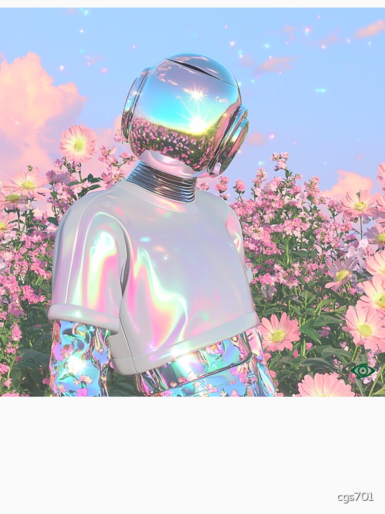 Floral Android | Nature Meets Future | Y2K Dreamscape by Cyber Garden Studio