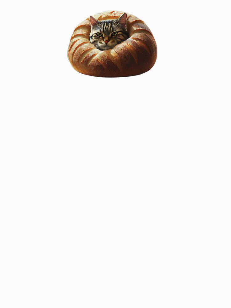 Purrfect Loaf: Cat in Bread by ValsaArt