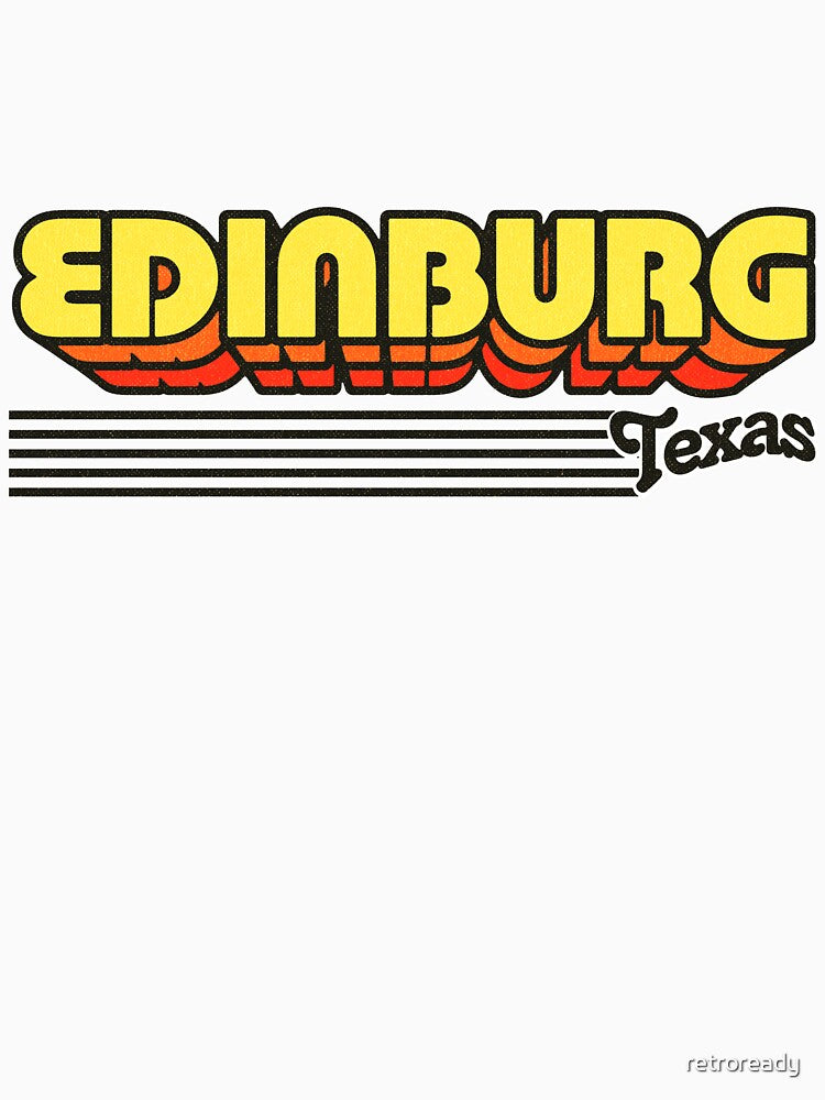 Edinburg, Texas | Retro Stripes by retroready