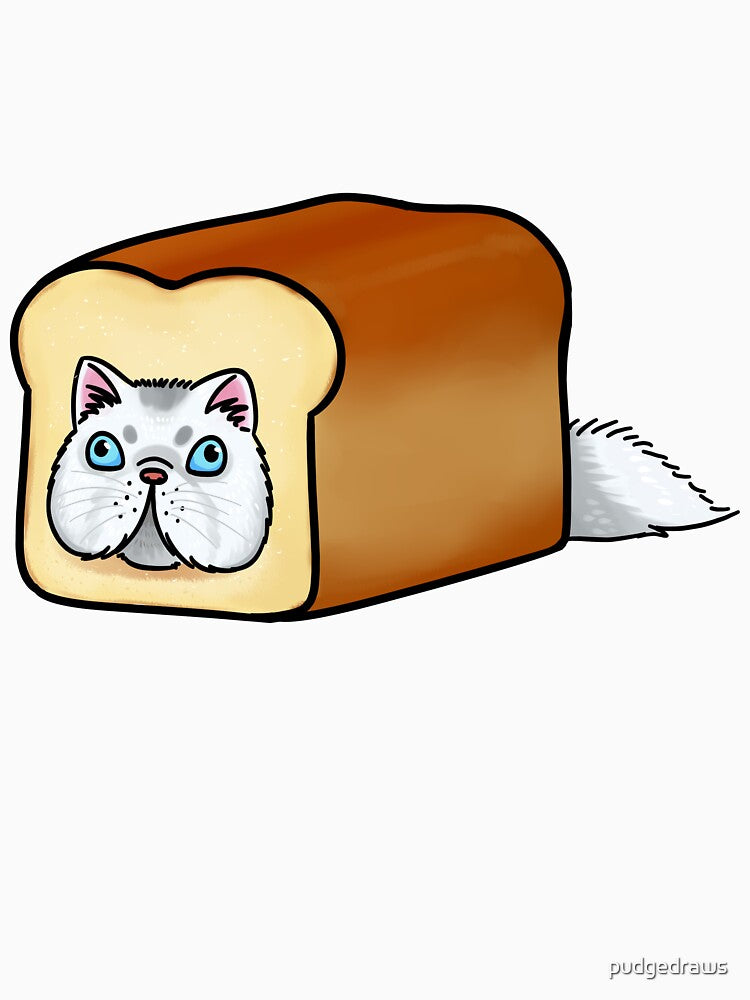 Persian Cat Loaf by pudgedraws