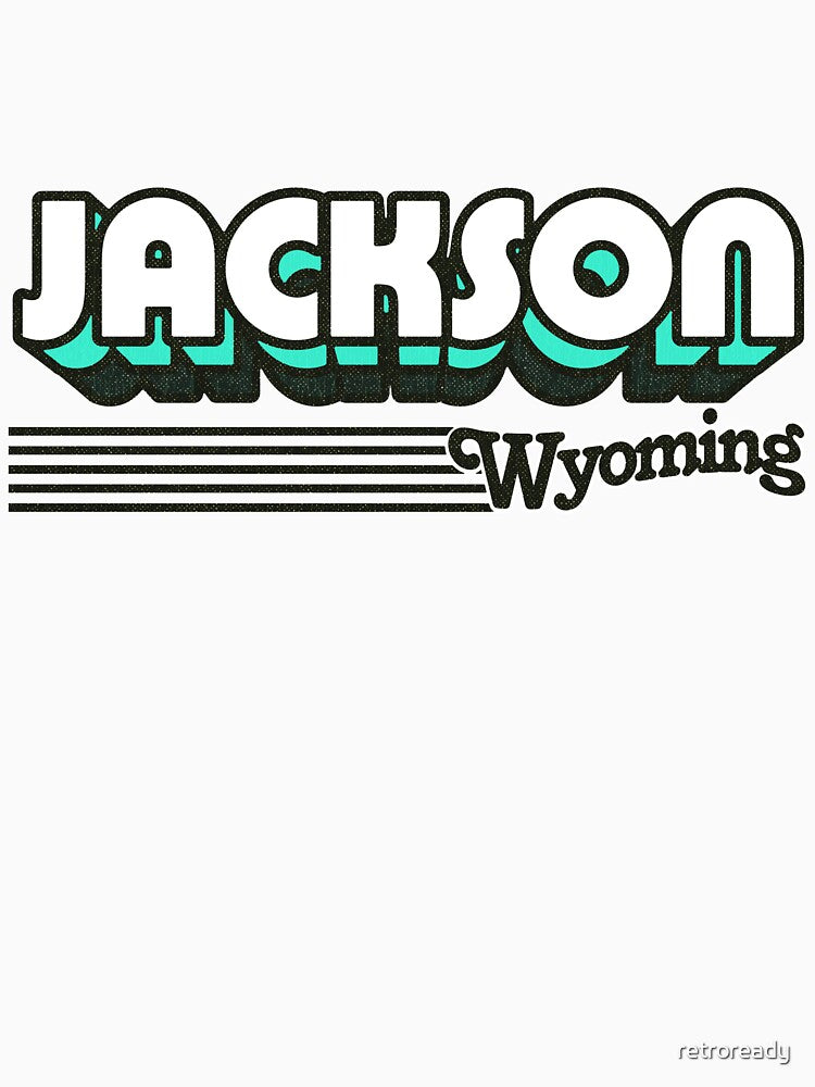 Jackson, Wyoming | Retro Stripes by retroready