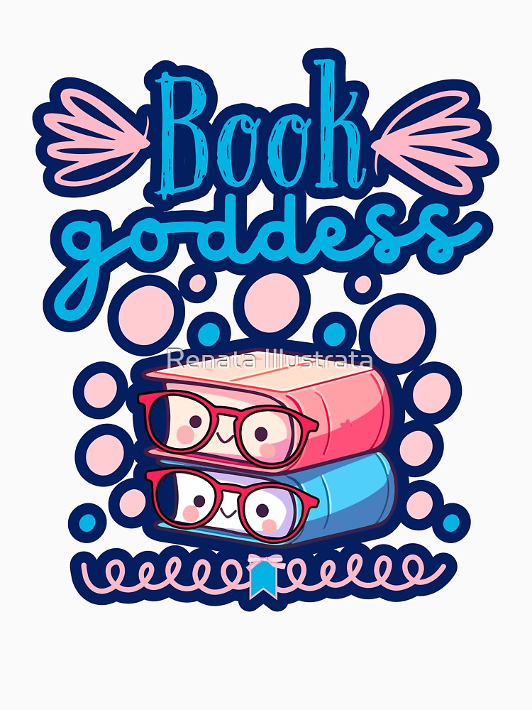 Cutecore Cozy Reading Book Goddess by Renata Illustrata