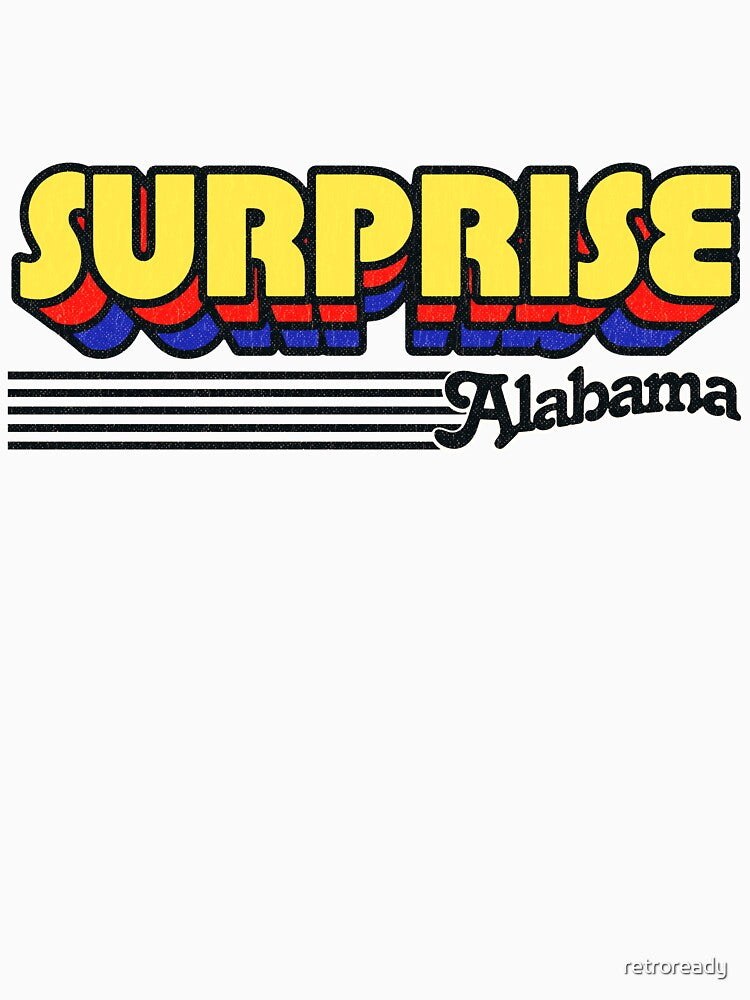 Surprise, Alabama | Retro Stripes by retroready