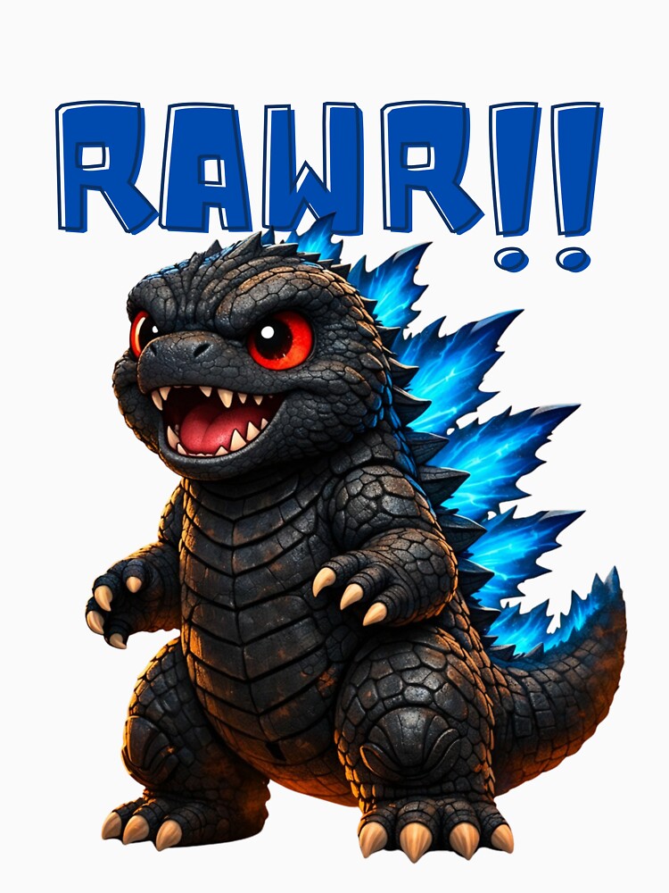 Fierce Chibi Godzilla by pongskiepongs