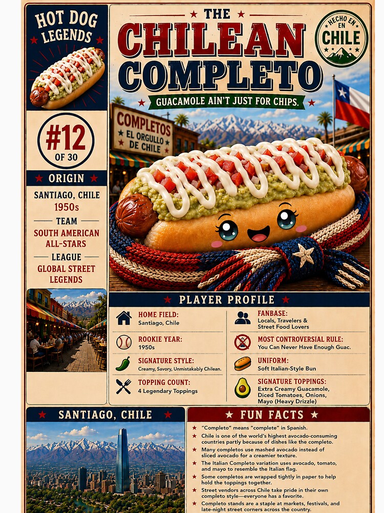 Hotdog Heros Chilean Completo Dog by 1mooreroy