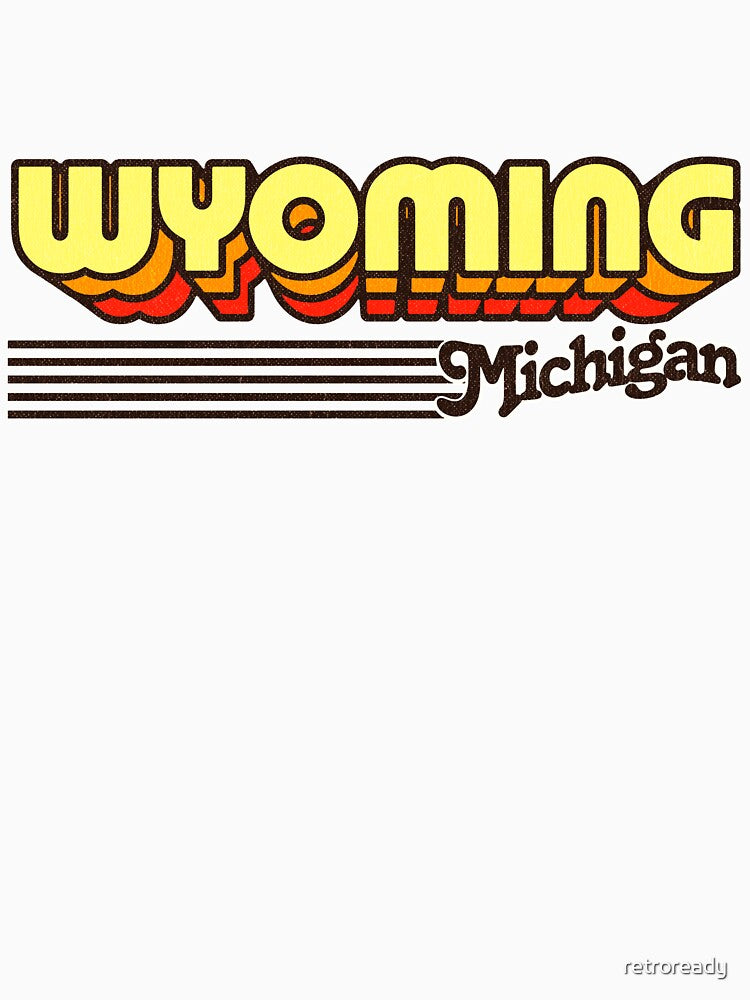 Wyoming, Michigan | Retro Stripes by retroready