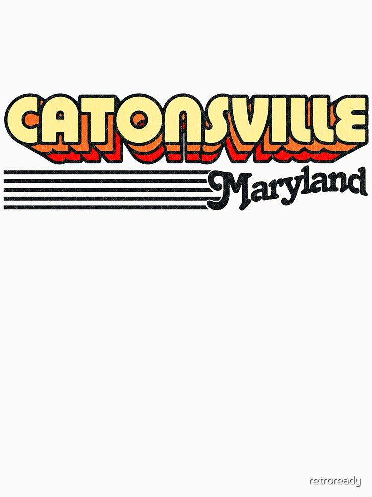Catonsville, Maryland | Retro Stripes by retroready