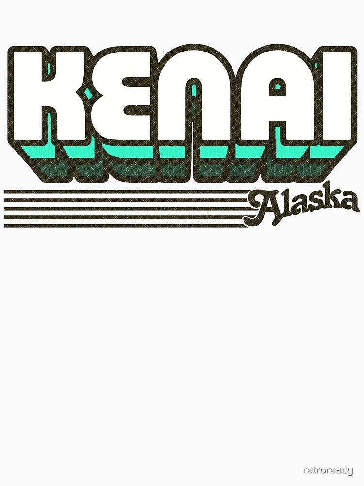 Kenai, Alaska | Retro Stripes by retroready