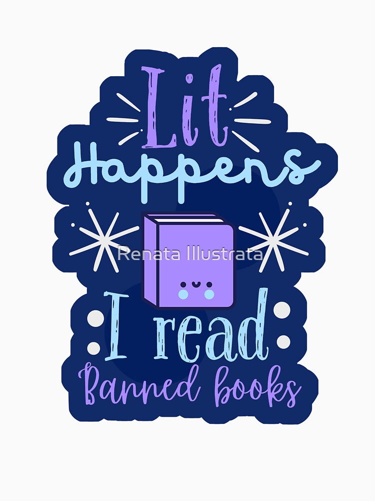 I Read Banned Books Bookish Stuff by Renata Illustrata