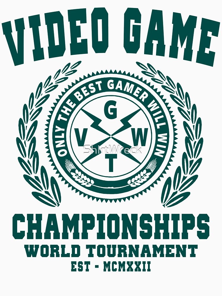 GAMING - VIDEO GAME CHAMPIONSHIPS - GAMER by ShirtWreck