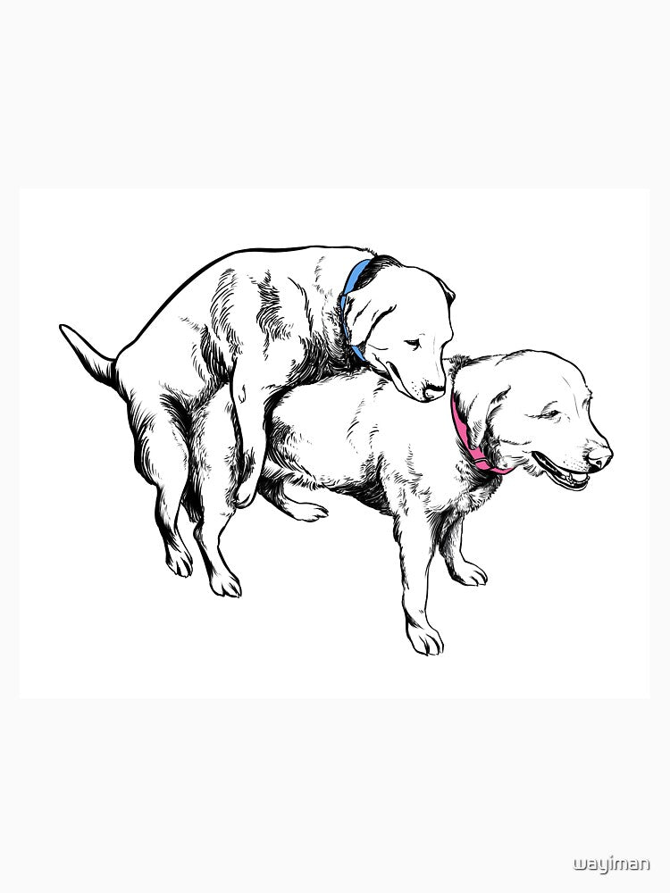 Dog humping T-Shirt by wayiman