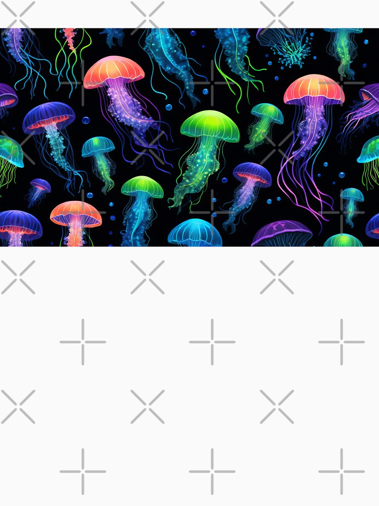 Bioluminescent Wonderland: Glowing Underwater Pattern Design by subhamkapoor