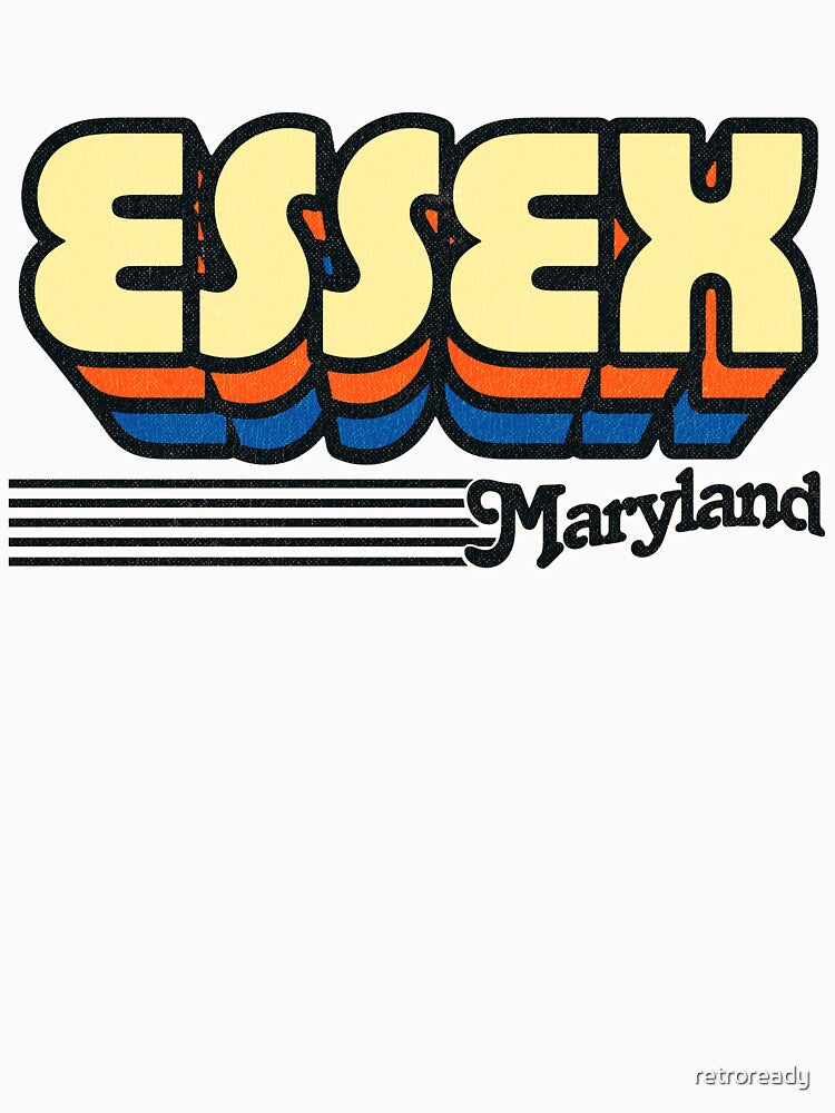 Essex, Maryland | Retro Stripes by retroready