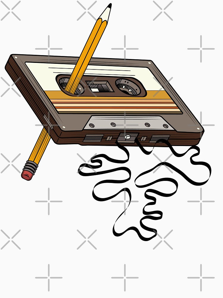 Cassette Tape Vintage Retro 80's by SaltCreatives