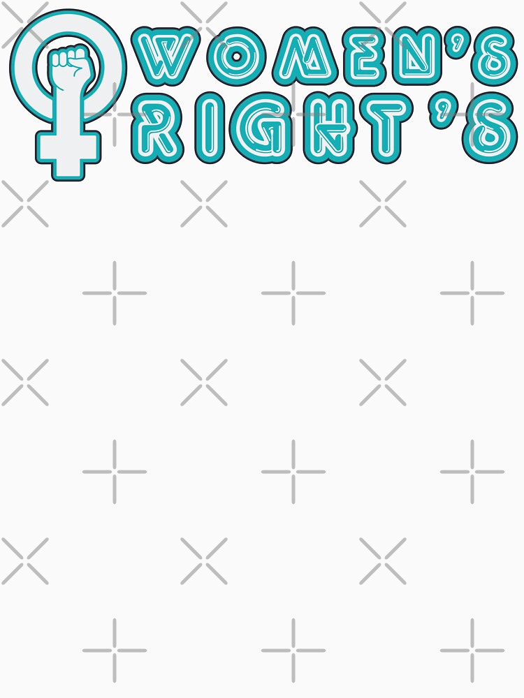 Women's Right's Neon Sign Typography by Whimsical  Thinker