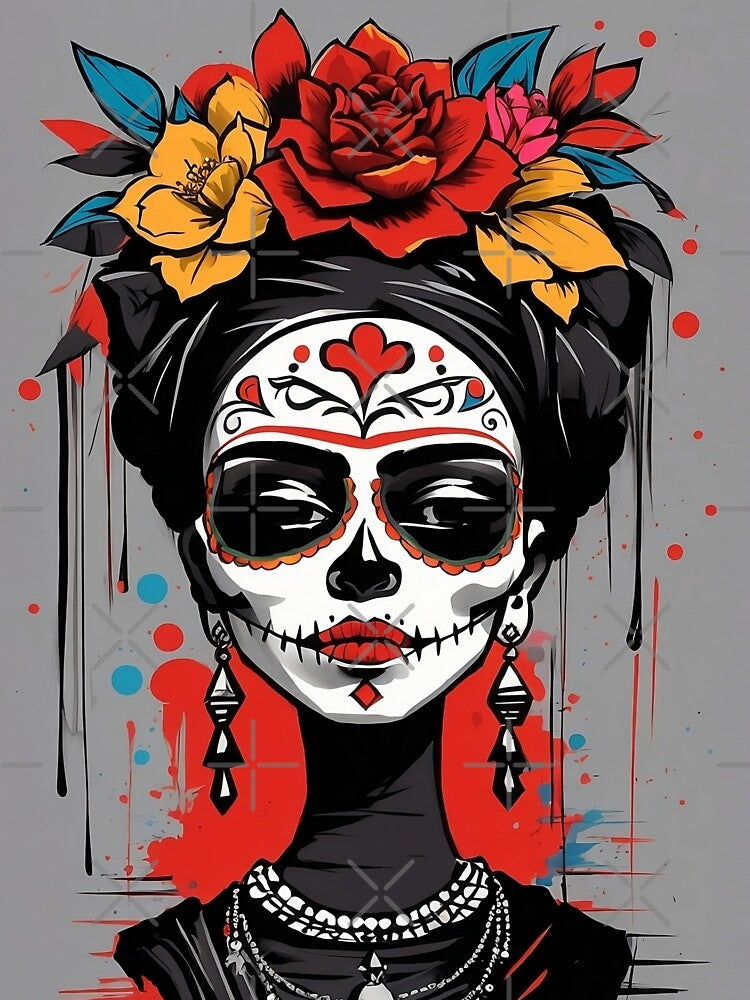 Frida Khalo "día de los Muertos"- 4 by vsartmaking