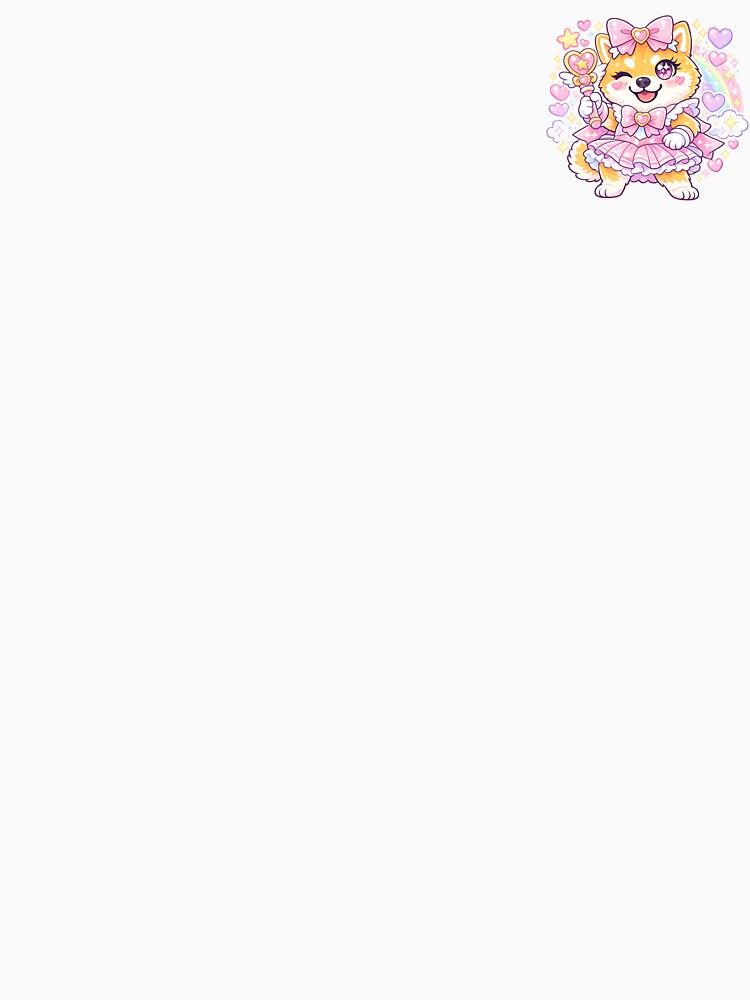 Magical Girl Shiba Inu Sticker 2– Kawaii Anime Dog Pastel Aesthetic by kawaii animal store (in Japan)