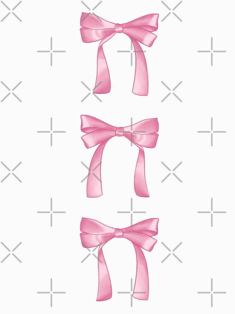Coquette Pink Bows by AestheticAnnette