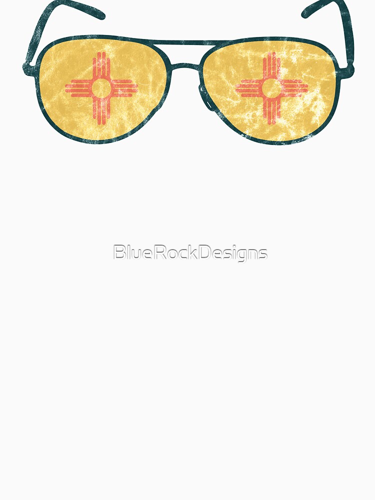 New Mexico Flag - Vintage Sunglasses Travel Souvenir by BlueRockDesigns