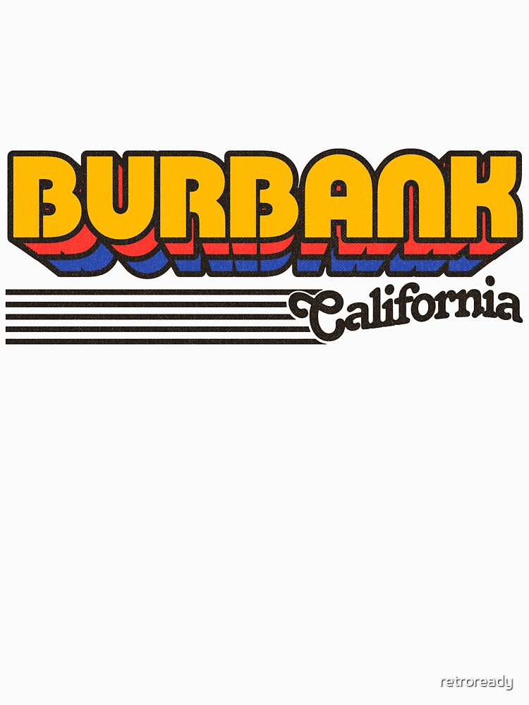 Burbank, California | Retro Stripes by retroready