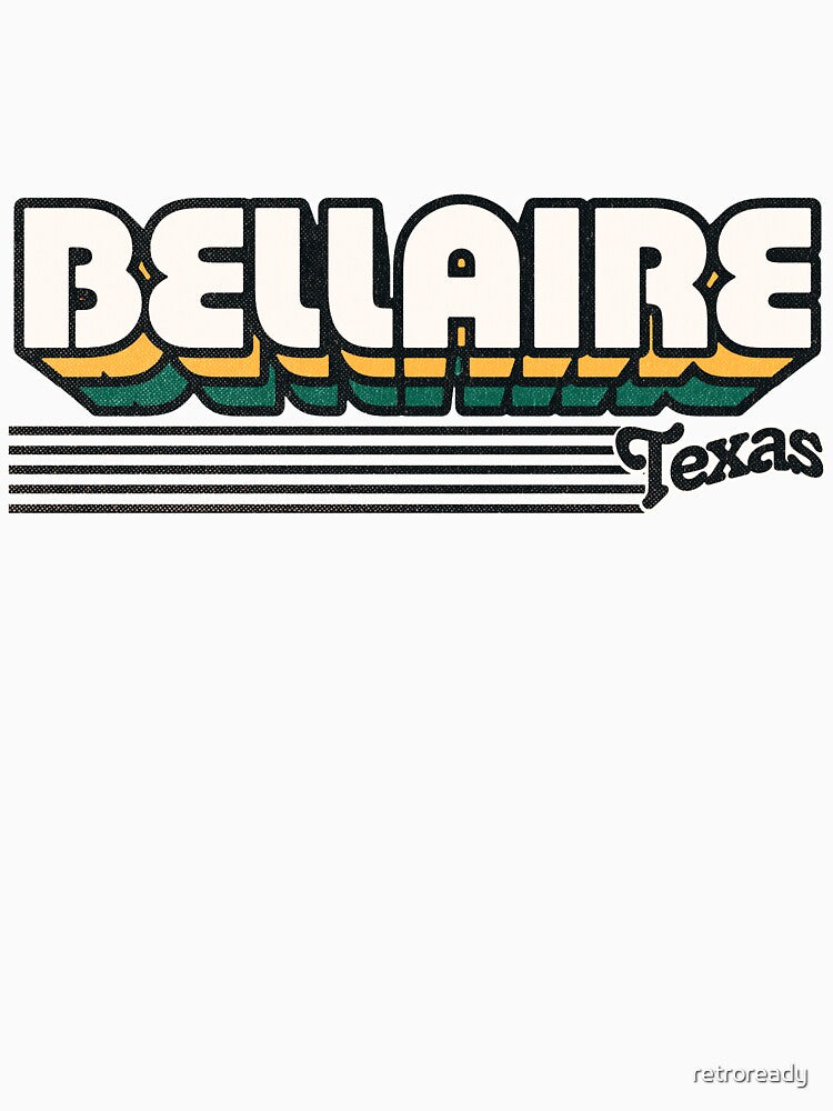 Bellaire, Texas | Retro Stripes by retroready