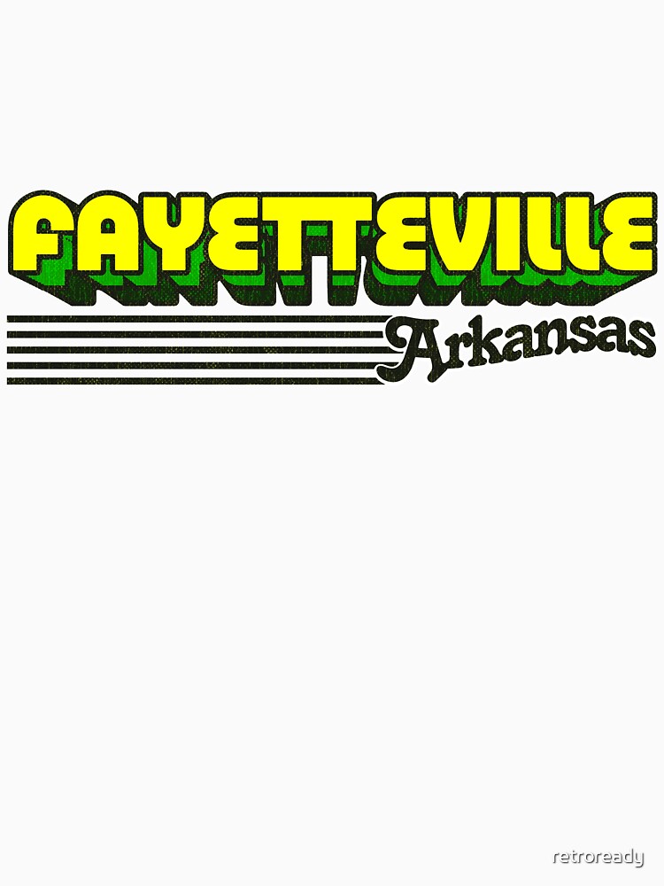 Fayetteville, Arkansas | Retro Stripes by retroready